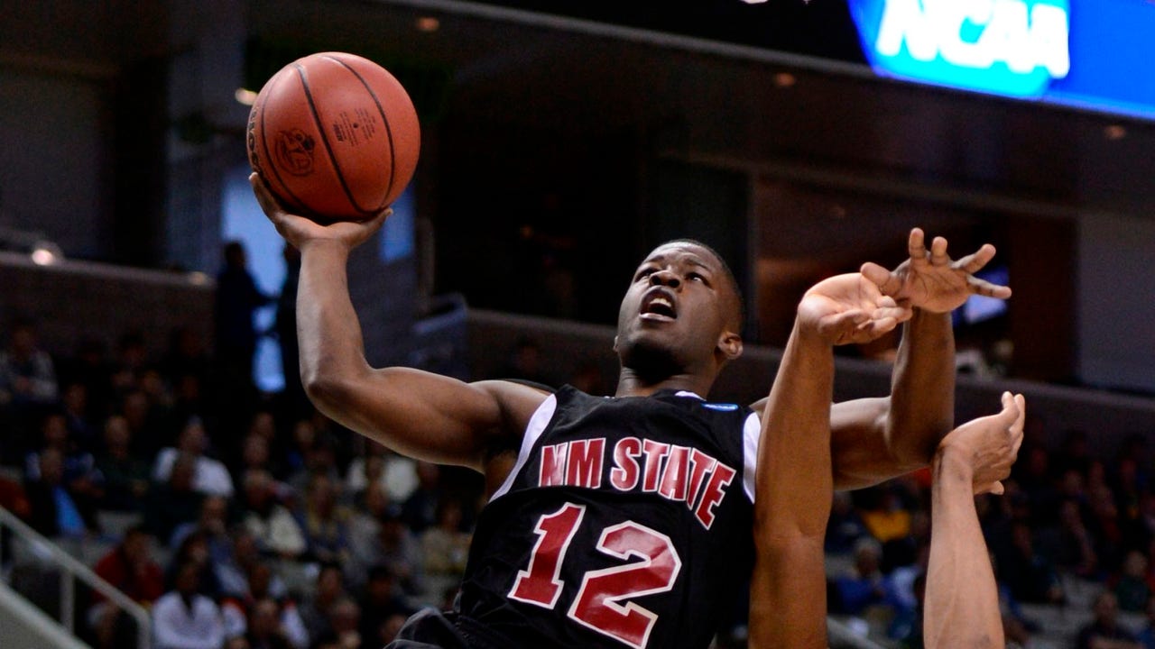 NMSU outlasted by Utah Valley in OT; game ends in wild brawl